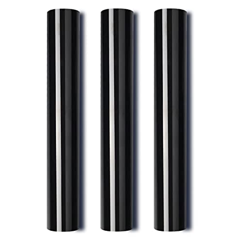 VENITOR 3D Puff Vinyl Heat Transfer Black Color 12x10-3 Pcs