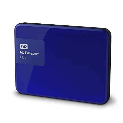 Abbildung Western Digital My Passport Ultra 500 GB Externe Festplatte (bis zu 5 Gb/s, USB 3.0) königsblau