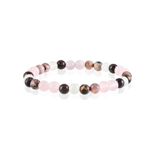 Bracelet Zodiaque Cancer pierres précieuses naturelles de guérison fait main