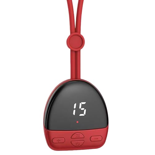 Massorero eléctrico de cuello, masajeador portátil de cuello, Masajeador de relajación colgable, Calefacción eléctrica Herramienta de relajación de hombro de cuello ajustable para mamá marido esposa