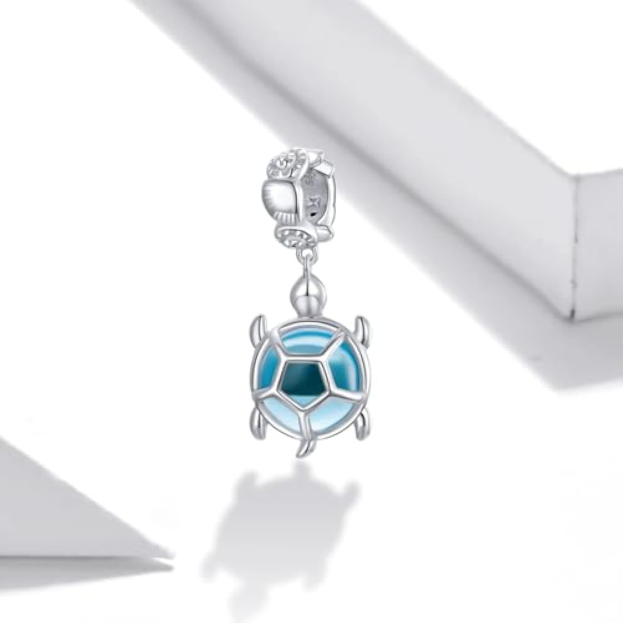 925 Sterling Silver Turtle of Fortune Charm, Unique Gift