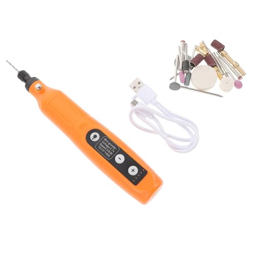 UPKOCH 1set Mini USB Charging Rotary Tool Speed and Built Lamp for Polishing Sanding and DIY Crafts Portable Cordless Design for Home and Professional Use