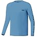 Palmyth Fishing Shirt for Boys Kids Long Sleeve Rash Guard UPF 50+ Sun Protection T-Shirt(Blue/Tarpon,XL)