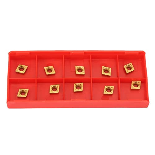 Artillery Insertos De Carburo Cnc, 10pcs Ccmt060204 Us735 Ccmt21.51, Hoja De Inserción De Carburo Herramienta De Torneado De Corte De Torno Cnc Para Precisión Dimensional De La Superficie Mecanizada