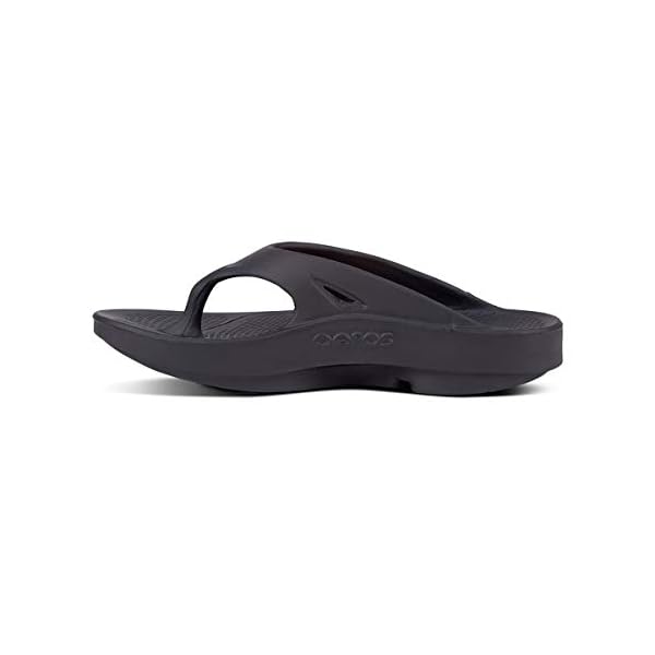 OOFOS-OOriginal-Sandal-Lightweight-Recovery-Footwear-Reduces-Pressure-on-Feet-Joints-Back-Machine-Washable OOFOS OOriginal Sandal, Black - Men’s Size 12, Women’s Size 14 - Lightweight Recovery Footwear - Reduces Stress on Feet, Joints & Back - Machine Washable