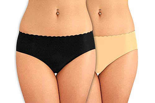 Sodacoda Damen Push-Up Höschen mit niedriger Taille & eingenähten...