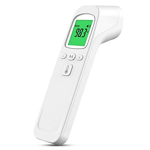 Woruijia Forehead Thermometer For Adults，Baby Digital Thermometer With Accurate Instant Readings, Fever Alarm And Memory Function, No Contact Infrared Thermometer For All People, White, Wofkan004 #TOP27