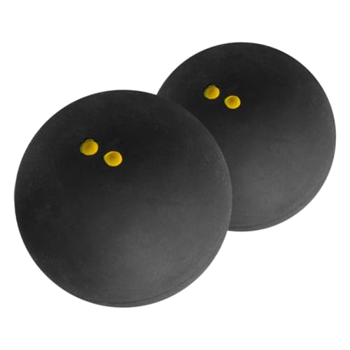 HANABASS 2pcs Squash Ball Training Balls for All Skill Levels Compact Lightweight Design for Use High Elasticity for Training