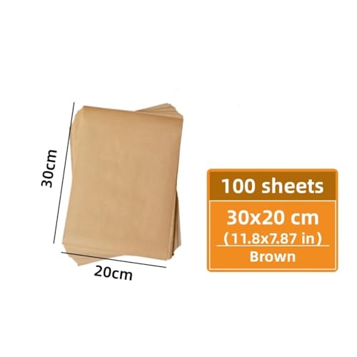 Solución antiadherente para freidora de aire con papel pergamino rectangular de 30x20cm 3