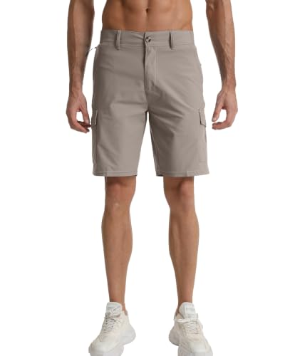 Image of Men's Lightweight Hiking Work Cargo Shorts 9 inch-5 Pockets