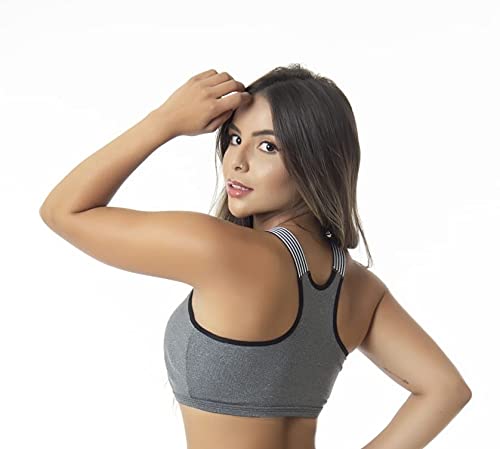 Kit 3 Top Fitness Fashion/Para Academia Frente Dupla (M)