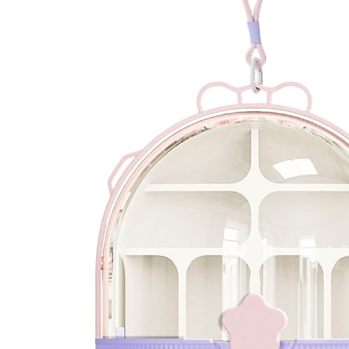 Fenteer Caixa de criação de borboletas Répteis de alimentação Receptores portáteis respiráveis ​​Fác