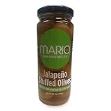 Mario Camacho Foods Stuffed Olives, Jalapeno, 7 Ounce