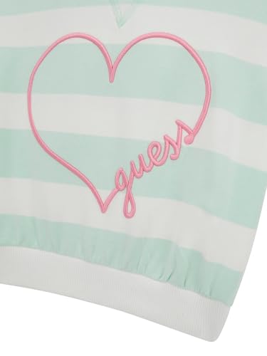 Sweat GUESS fille turquoise pull chaud taille 2 ans - 3