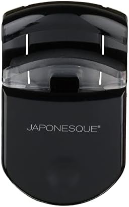 JAPONESQUE Go Curl Travel Eyelash Curler, Perfect for On the Go Use, with Extra Soft, Gentle Lash Pad, Black