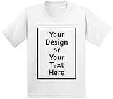 Custom Baby Shirt Baby Boys Baby Girls Personalized Text T-Shirt Front/Back Print White 12M