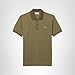 Lacoste Men's Classic Fit Contrast Collar L.12.12 Polo Shirt, Olive/Opium, X-Large