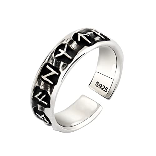 Bague alliance viking argent massif anti irritation anneau celte durable