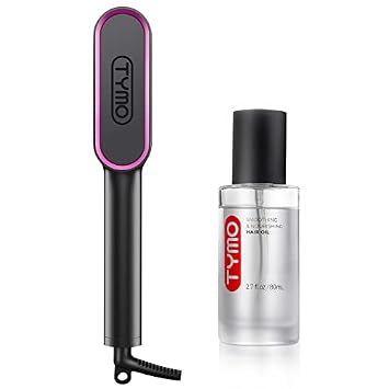 TYMO Ring Hair Straightener Brush Hair Treatment Oil Hydrates and Smoothes Dry, Damaged Hair