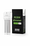 Contrôle RGBW complet – Gérez couleurs et intensité de vos bandes LED RGBW ou éclairages DC directement depuis votre hub Z-Wave