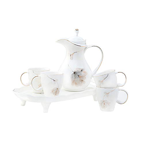 Havitar Tea Cups And Saucers Sets Expresso Coffee Cups Sets Royal Albert Coffee Set European Luxury Creative Home Tea Set (BLOSSOM)