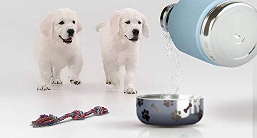 Asobu Dog Bowl Attached to Stainless Steel Insulated Travel Bottle for Human 33 Ounce (Black)… - Image 6