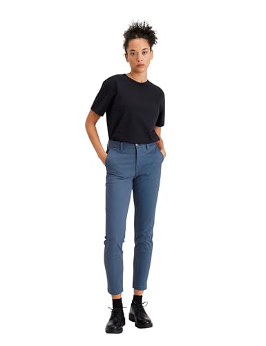 Weekend Chino Skinny Fit Tall Pantaloni Casual Donna Vintage Indigo 32W