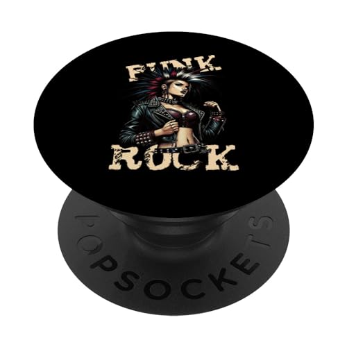 Motif punk - dicton punk rock avec des punkers sur la photo PopSockets PopGrip Interchangeable Motif punk - dicton punk rock avec des punkers sur la photo PopSockets PopGrip Interchangeable