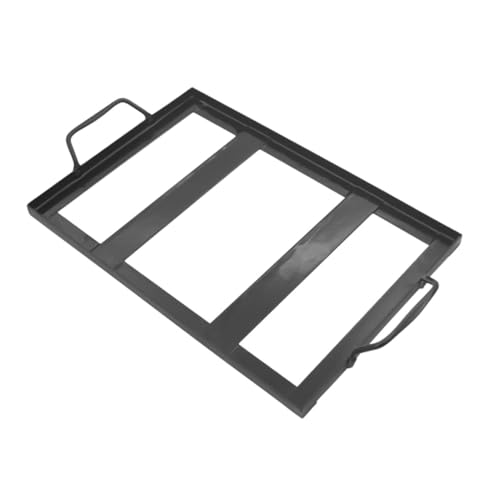 Toyvian 1Pc Black Salt Plate Rack for BBQ Premium Grill Rack for Barbecue Cooking for Outdoor Grilling Indoor Cooking Durable and Easy to Clean BBQ Tool