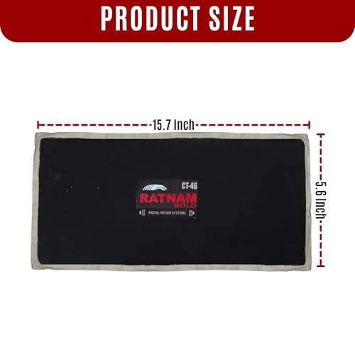 Image of Radial Tyre Repair Patch Box No.46 - Premium Heavy Duty Tyre Puncture Repair for Cars, Trucks & Buses | Strong Rubber Patch for Tubeless & Tube Tyres, Durable & Reliable Fix