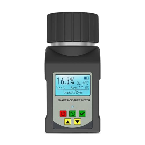ポータブル穀物水分計(25粒対応)小麦・コーヒー豆・大豆水分計・湿度計 デジタル分析装置