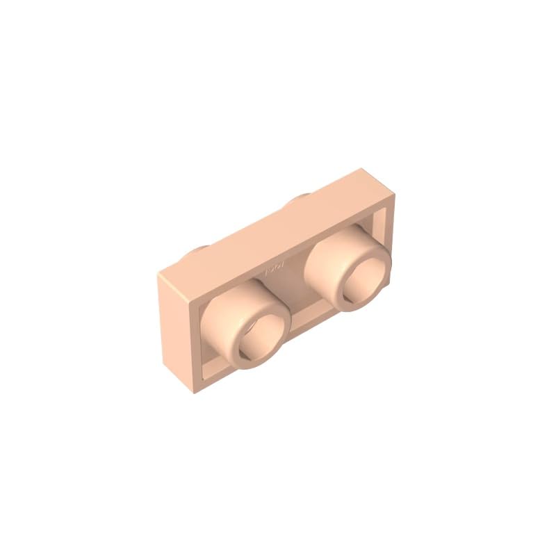 GDS-1581 1x2 Double Sided Board 50PCS Compatible with Lego Toy DIY Parts and MOC Components for Major Brick Brands Color:Light Nougat โ image 1