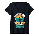 Photo Gallery donna mai sottovalutare un nonno giocatore di pallanuoto maglietta con collo a v Photo Gallery donna mai sottovalutare un nonno giocatore di pallanuoto maglietta con collo a v