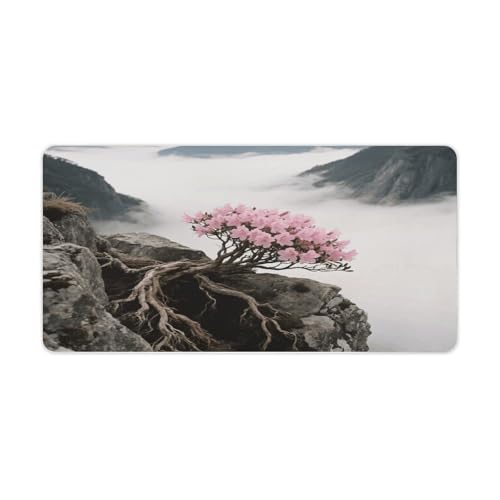 Pad Mouse Grande Flowers on The Cliff Rubber 30x60 cm miniatura 1