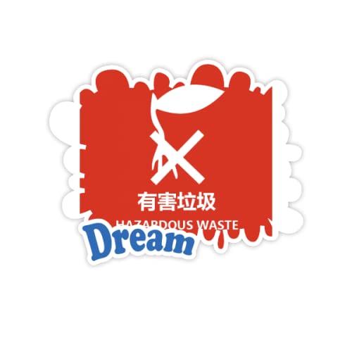 Classificazione Trattamento dei rifiuti pericolosi Adesivi Citazione Sogno Decalcomanie in Vinile