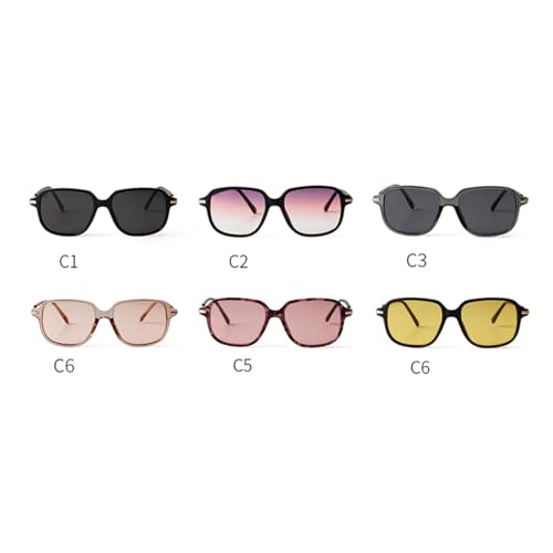 Lunettes de soleil vintage d'exception avec monture tendance en acétate - 7
