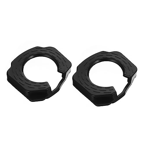 Happyyami 1Pair Bike Pedal Cleats Cover Durable Self Locking Protective Gear for Bicycle Shoes for Road and Mountain Biking Ensures Secure Fit and Comfort Present for Cycling