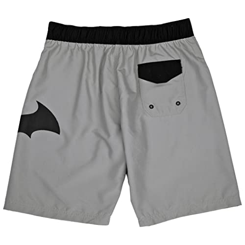 Batman Hush Symbol Heather Grey Board Shorts (Medium (32-34))2