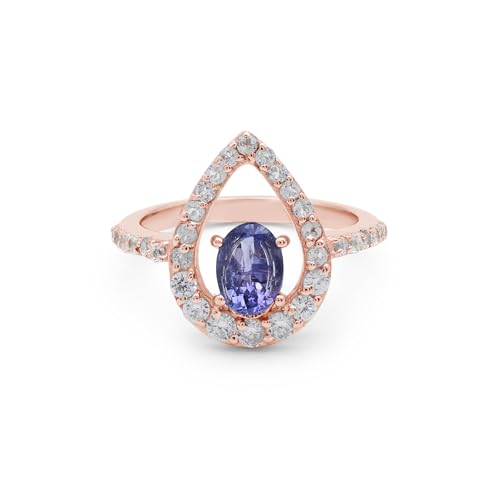 Bague solitaire tanzanite en argent 925 à porter au quotidien avec style