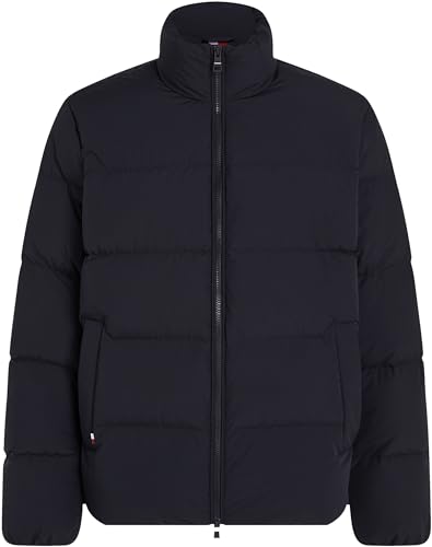Tommy Hilfiger Herren Pufferjacke Down Puffer Jacket mit Taschen, Blau (Desert Sky), 3XL – Ansicht 5