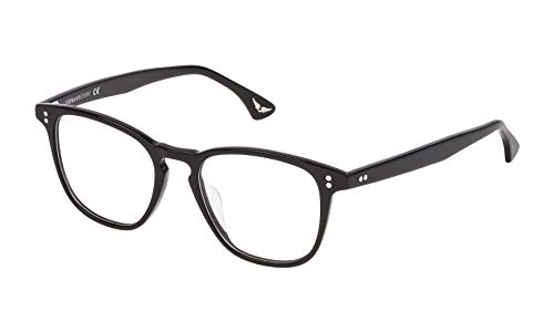 Zadig&Voltaire VZV080 Shiny Black 0700 Eyewear Unisex Injected, Standard, 48