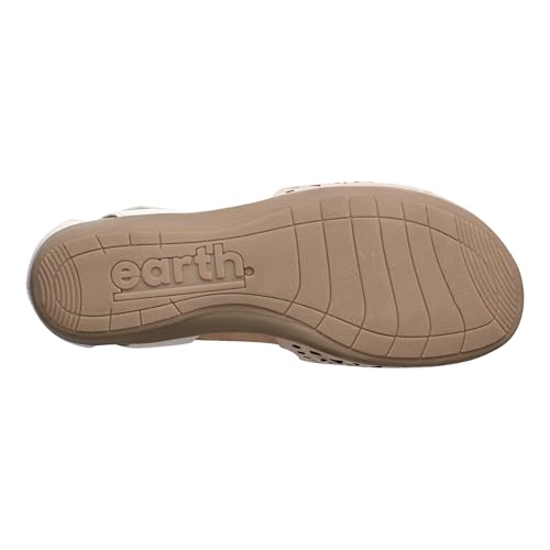 Earth Bronnie Women’s Sandal, Cream, 10 M4
