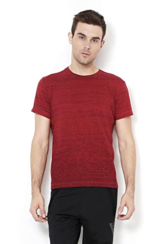 Van Heusen Men’S Regular T-Shirt (Ihkts1Lwi60023_Red Xl)