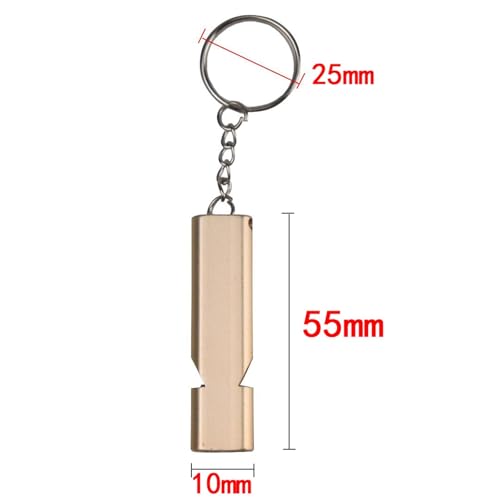 Compact Two-Tone Pet Training Whistle