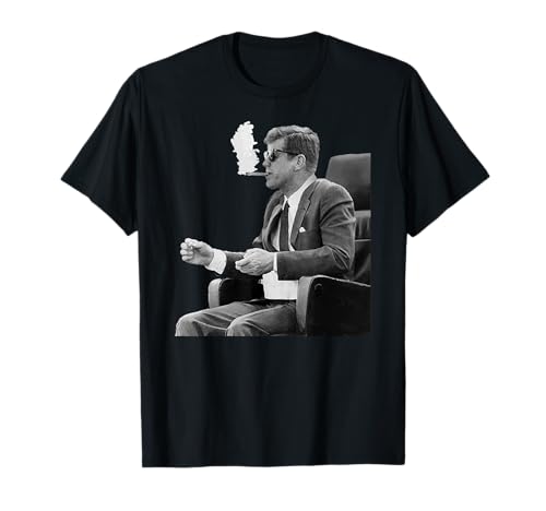 JFK John F Kennedy Fumador de cigarros Camiseta