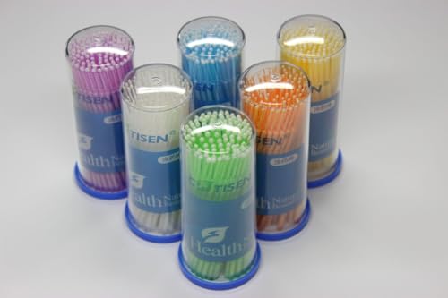VSDent Micro Applicator Brushes (400 Pcs), Assorted, 1 count (Pack of 400)