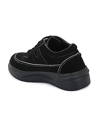 Image of EL PASO Faux Leather Casuals Sneakers Walking Shoes for Women & Girls