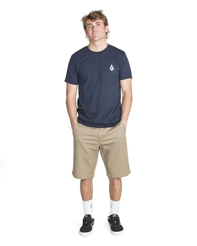 Image of Volcom Men's Vmonty Chino Shorts - 22 inch Outseam, Relaxed Fit, Durable Cotton Fabric