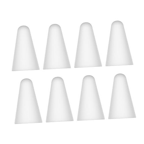 SEWACC 8 Piezas Tapa Protectora para Lápiz Táctil de Silicona Funda para Punta de Lápiz Compatible con Apple Pencil de Blancas Translúcidas Ruido y Antideslizante para Tabletas y
