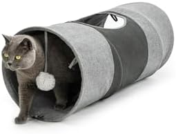 lionto Túnel para Gatos, túnel de Juguete para Gatos, túnel de Ju...